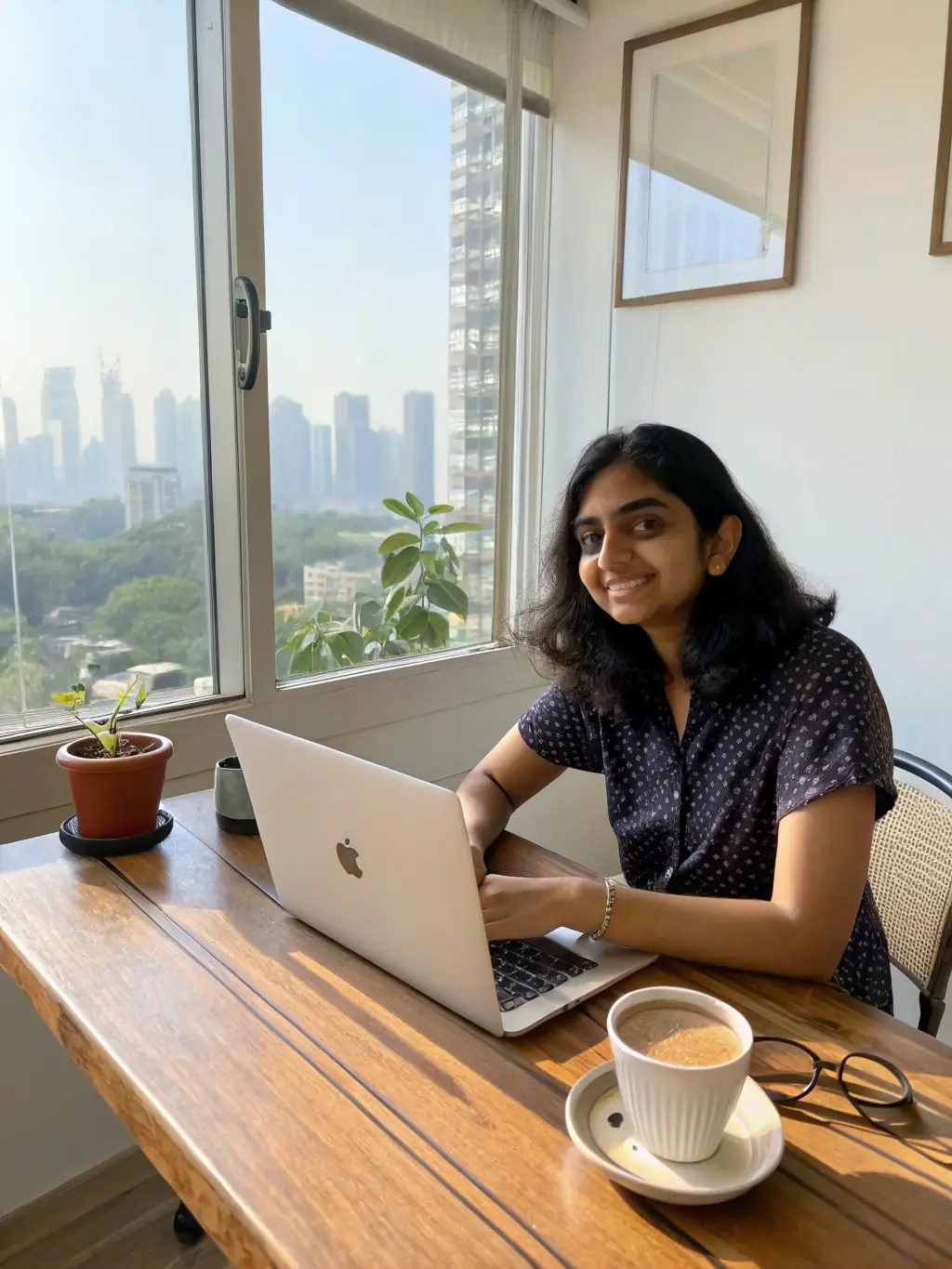 A focused Indian professional using productivity tools on a laptop during a volbox.site training, highlighting time management and efficiency.